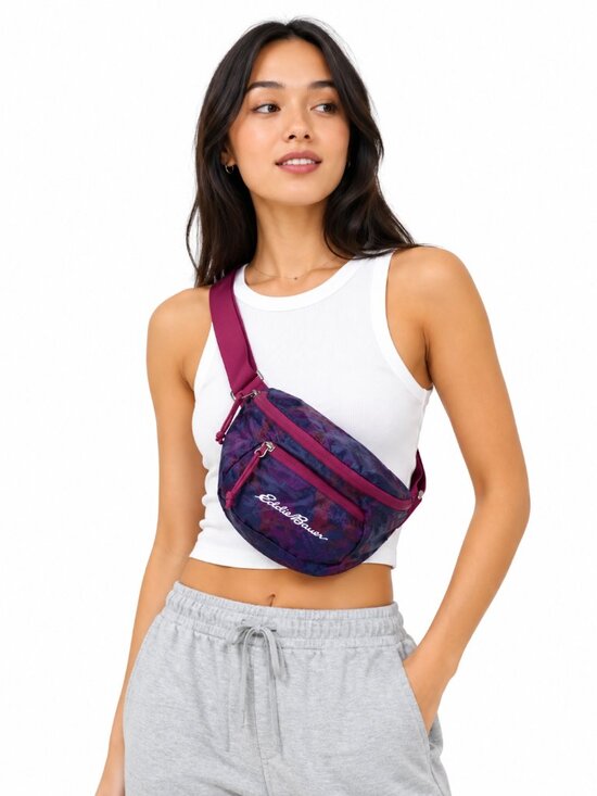 Eddie Bauer Handbags - Eddie Bauer Women's Tie-Dye Nylon Belt Bag Crossbody, One Size
